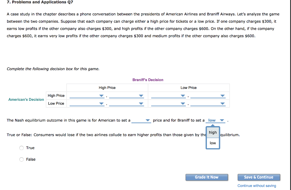 Solved 7. Problems and Applications Q7 A case study in the | Chegg.com