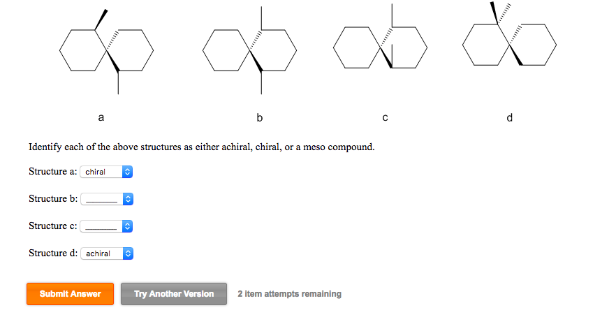 Solved Identify Each Of The Above Structures As Either | Chegg.com