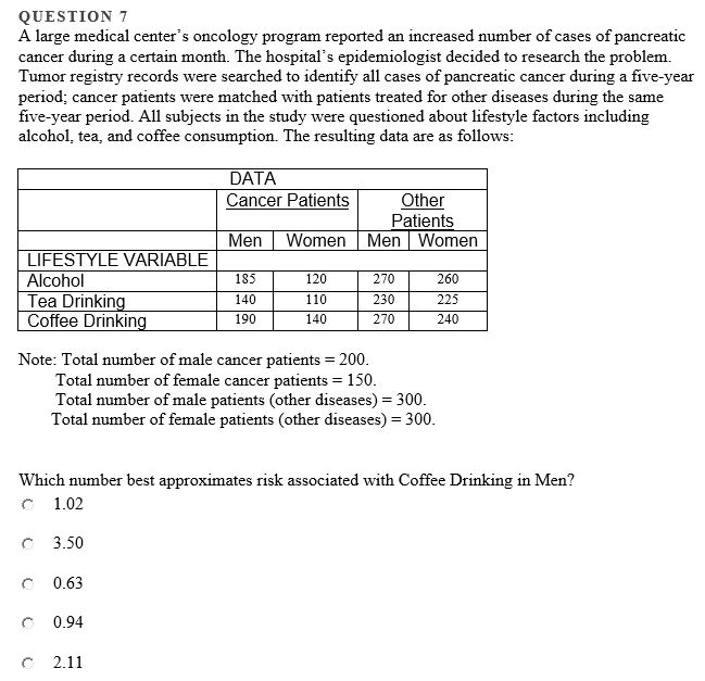 Solved MATH /EPIDEMIOLOGY QUIZ 3 QUESTIONS ONLY PLEASE HE...