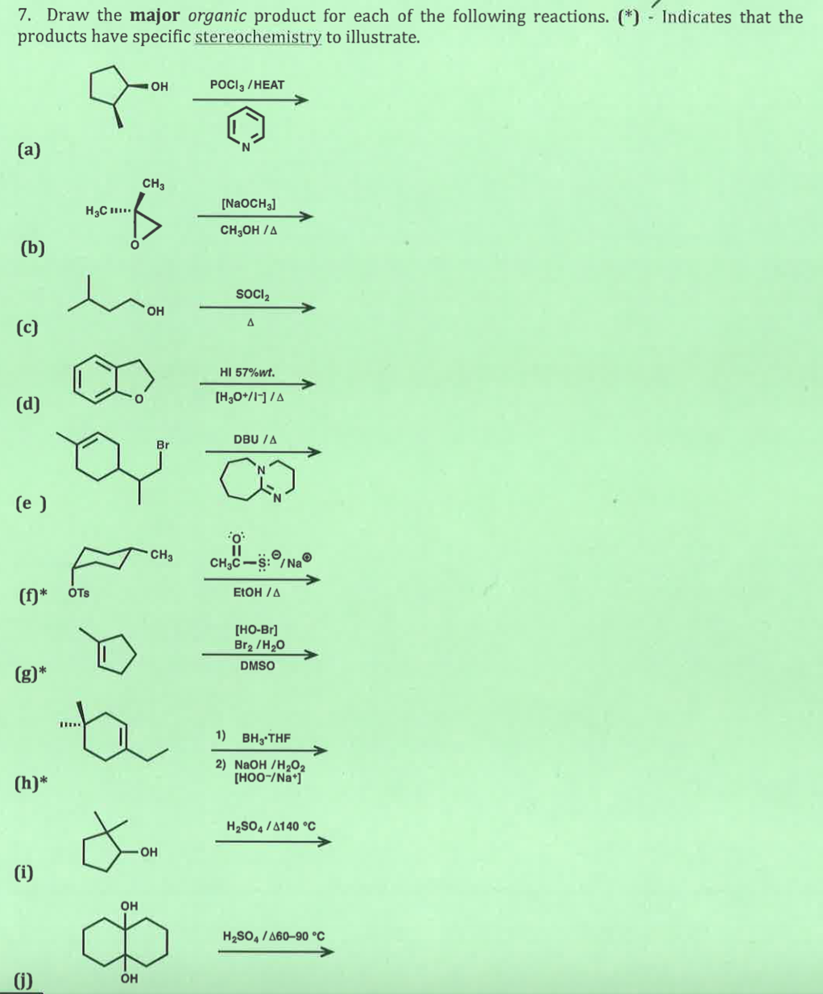 Draw The Major Organic Product For The Reaction Shown. - 5db0crv