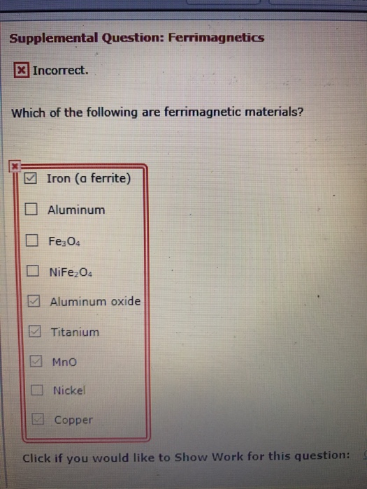 What Is A Ferrimagnetic Materials