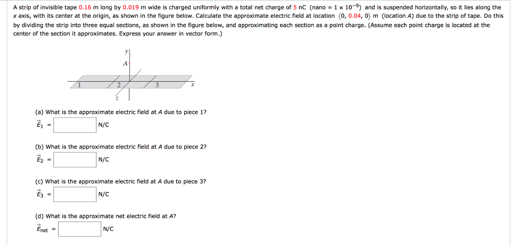 Solved A strip of invisible tape 0.16 m long by 0.019 m wide | Chegg.com