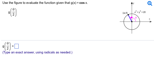 Solved Use the figure to evaluate the function given that | Chegg.com