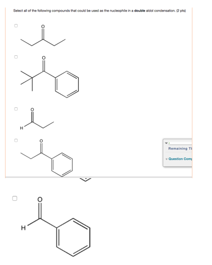 Solved Select all of the following compounds that could be | Chegg.com