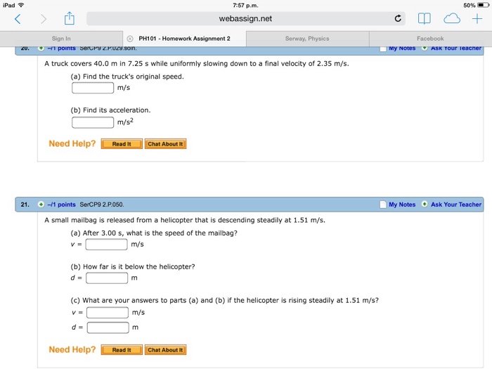 Webassign Homework Help, WebAssign Homework With Ebook For The ...