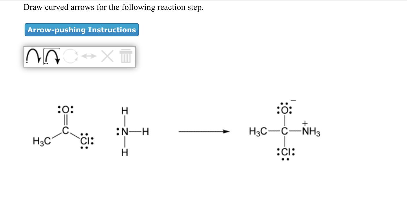 draw curved arrows for the following reaction step. jonnythemaynard