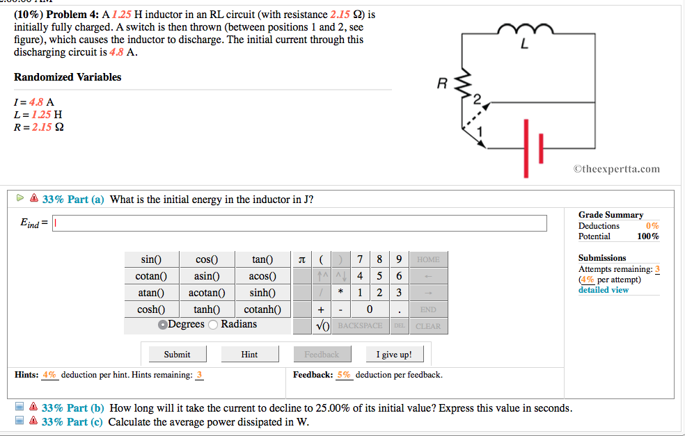 solved-10-problem-4-a-1-25-hinductor-in-an-rl-circuit-chegg