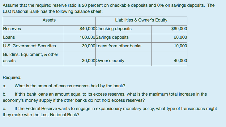 solved-assume-that-the-required-reserve-ratio-is-20-percent-chegg