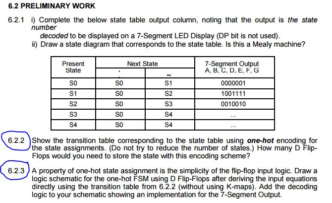 Solved Complete the below state table output column, noting | Chegg.com