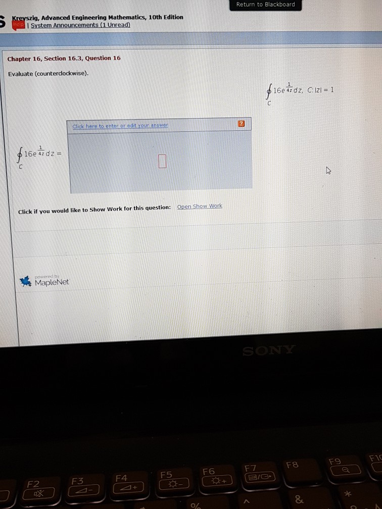 Solved Return To Blackboard Advanced Engineering Chegg