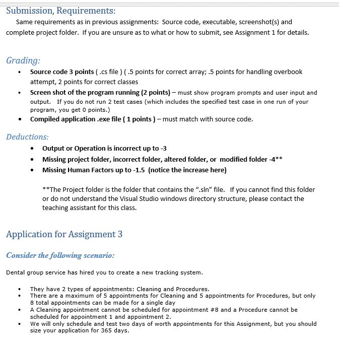 Submission, Requirements Same Requirements As In | Chegg.com