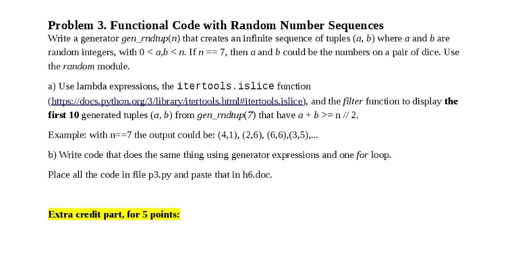 Solved The following needs to be coded in Python 3.x. Please | Chegg.com