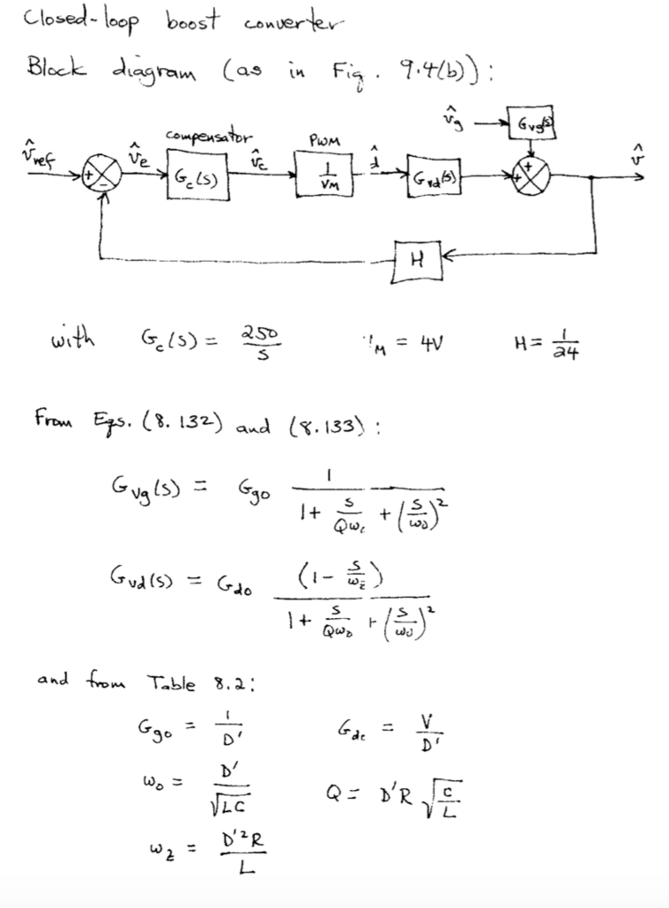 Solved In the boost converter system of Fig. 9.42, all | Chegg.com