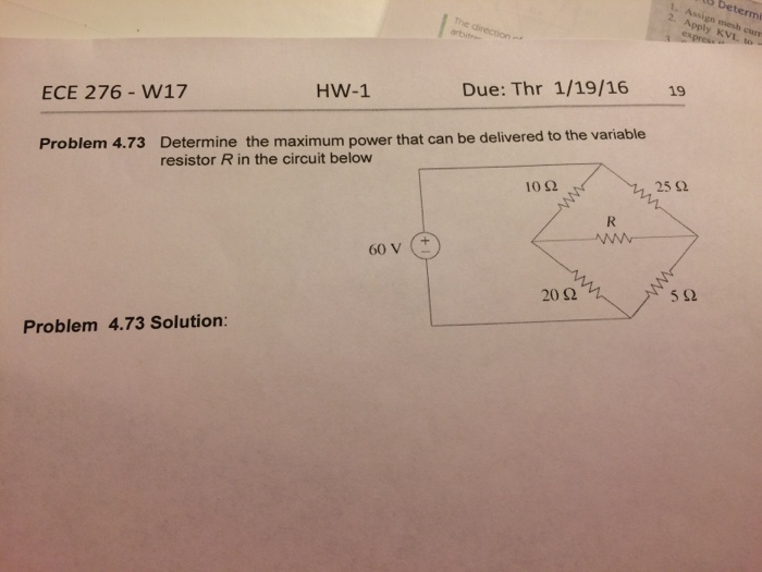 Solved Determine the maximum power that can be delivered to