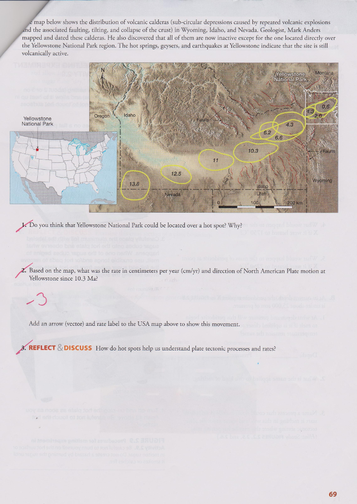 Solved ACTIVITY 2.8 Hot Spots and Plate Motions Name