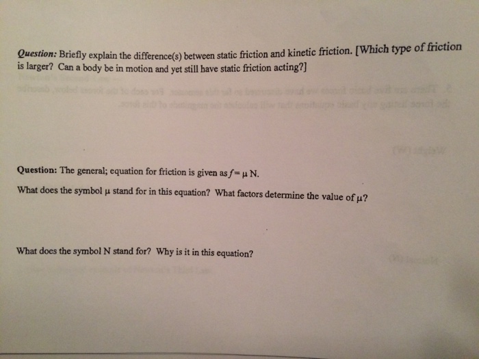 Solved Briefly explain the difference(s) between static