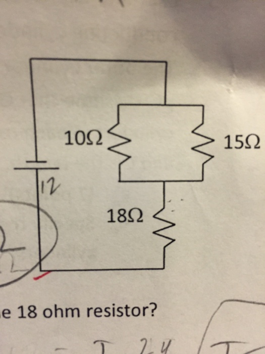 Solved The battery for the following circuit provides 12