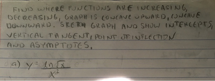 Solved Find where functions are increasing debasing graph is | Chegg.com