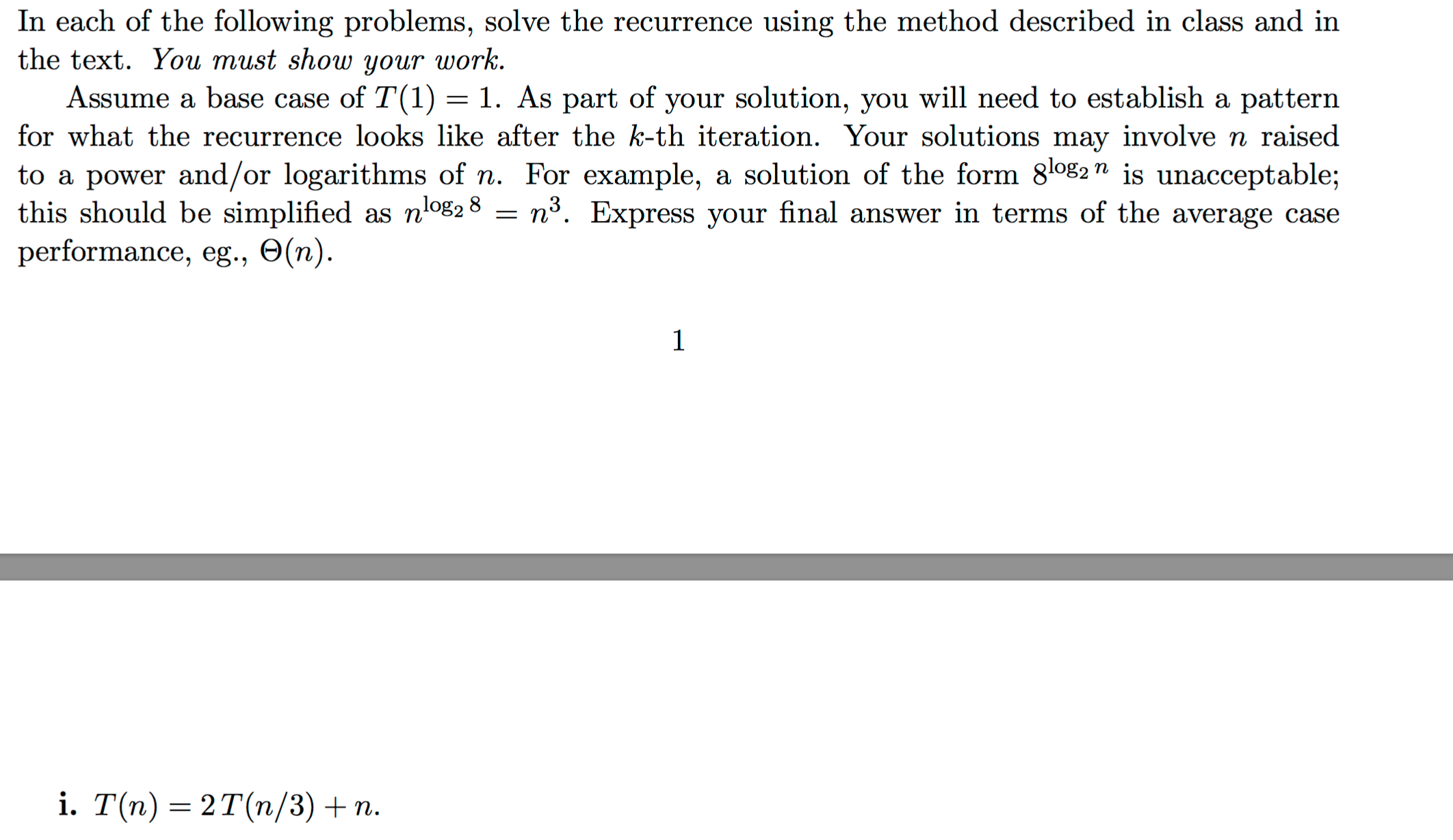 Solved: In Each Of The Following Problems, Solve The Recur... | Chegg.com