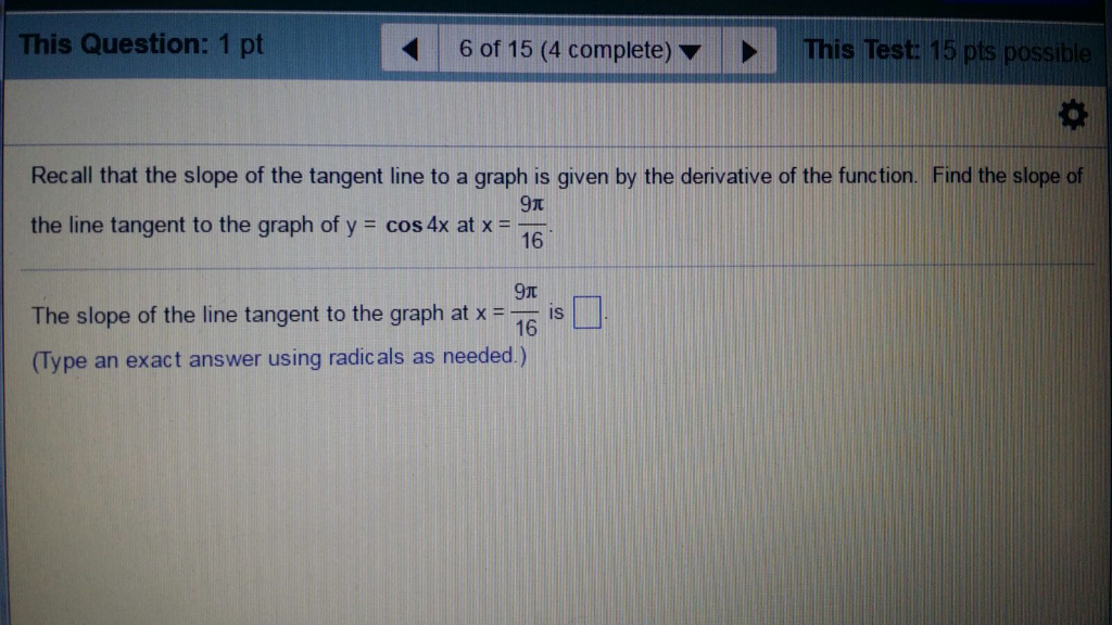how to estimate the slope of a tangent line from a graph - This value also represents the derivative of the function at