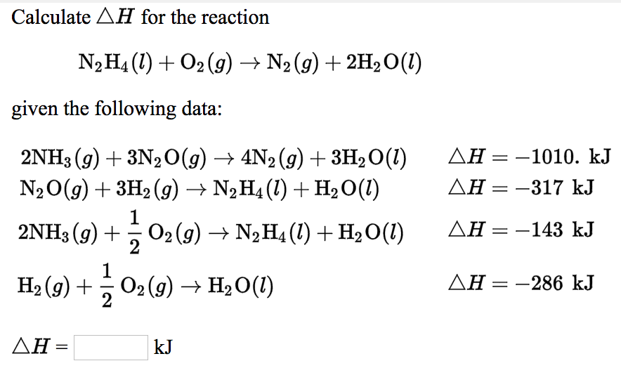 Solved Calculate for the reaction NH4 (I) + 02 (g) → N2 (g) | Chegg.com