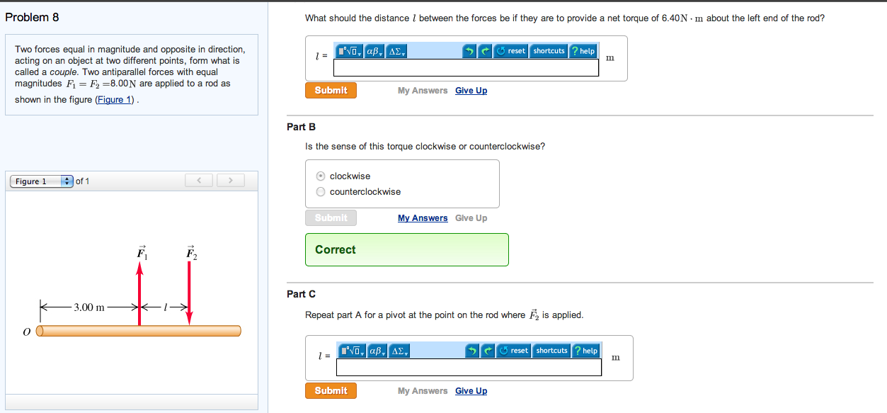 solved-two-forces-equal-in-magnitude-and-opposite-in-chegg