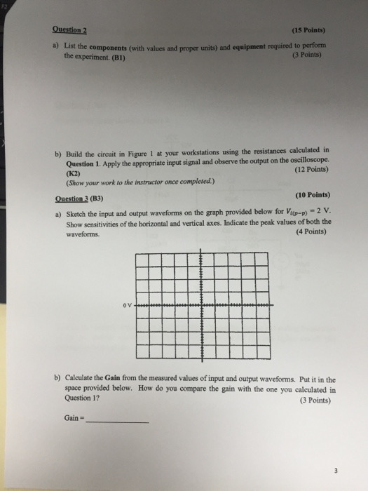 Solved (5 Points) Question I Consider the circuit shown in | Chegg.com