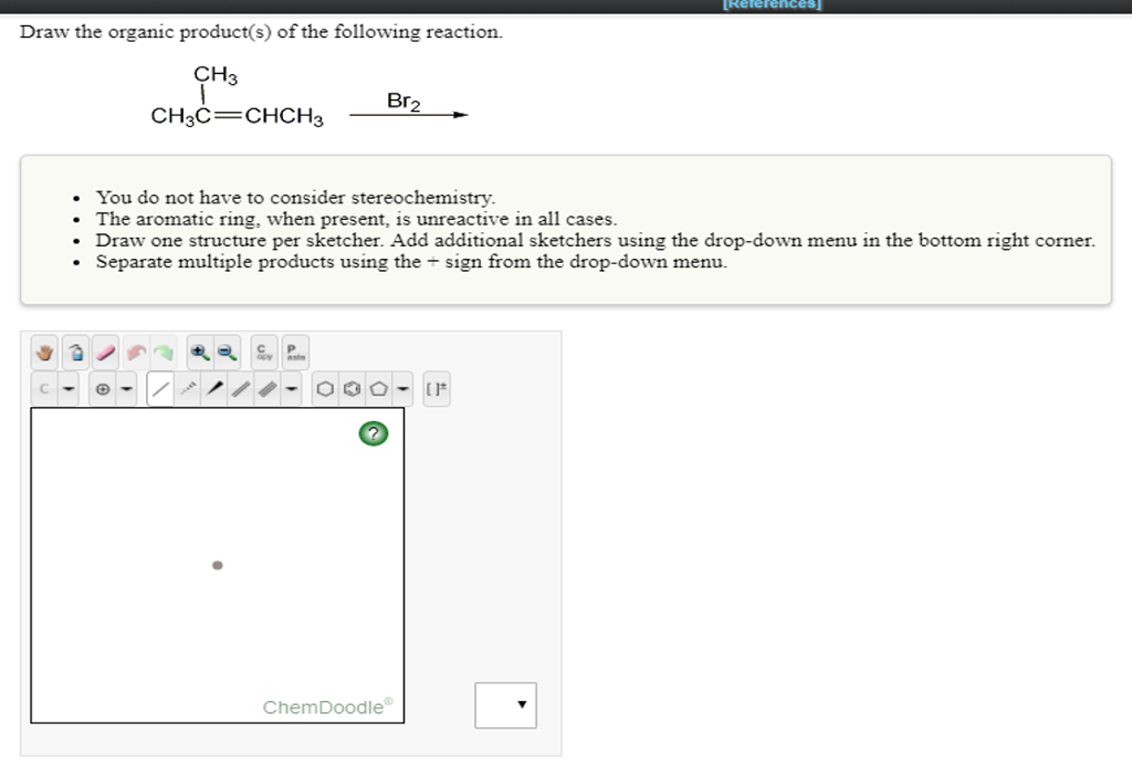 Solved Draw The Organic Products Of The Following