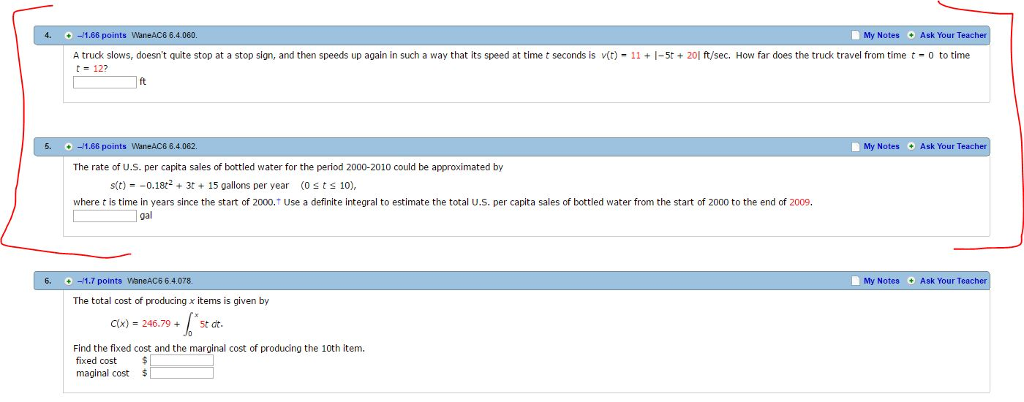 Solved I need help with both questions in red (the first | Chegg.com