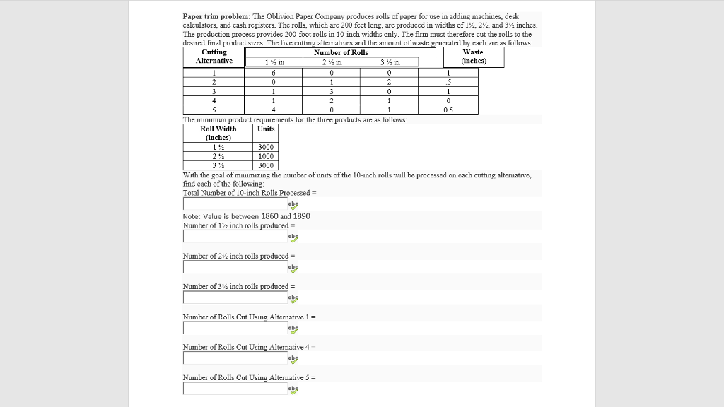 solved-the-oblivion-paper-company-produces-rolls-of-paper-chegg