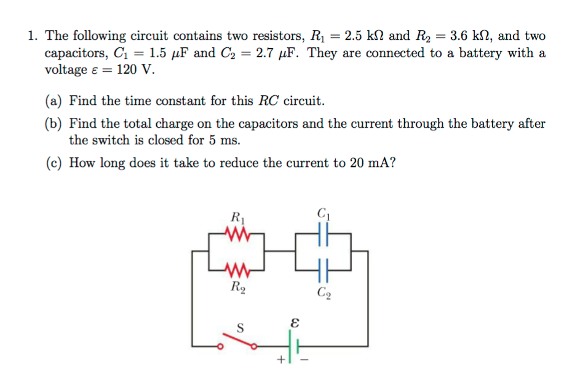 solved-the-following-circuit-contains-two-resistors-r-1-chegg