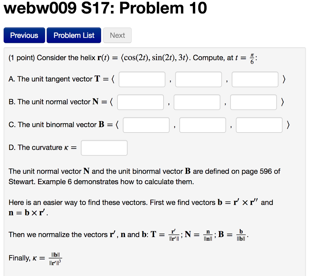 Solved Consider the helix r(t) = (cos(2t), sin(2t, 3t).