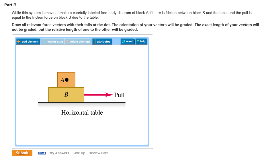 Solved A Person Pulls Horizontally On Block B In The Figure | Chegg.com