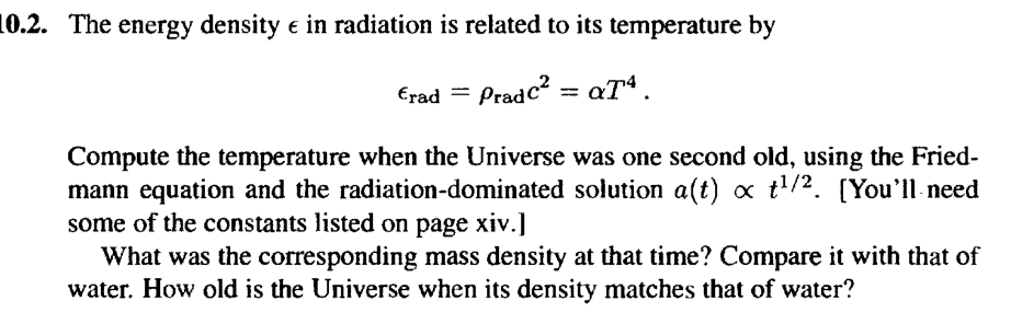 0.2. The energy density E in radiation is related to | Chegg.com