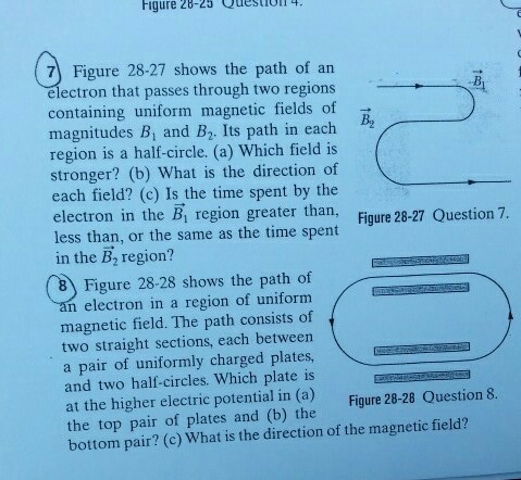 Solved Figure 26-25 Ouestion 7 Figure 28-27 Shows The Path | Chegg.com