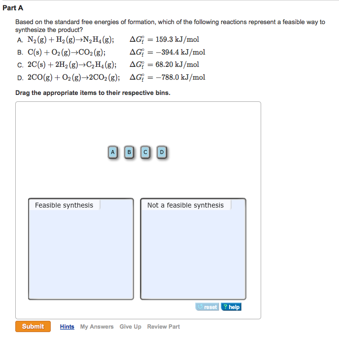 Solved Based on the standard free energies of formation, | Chegg.com