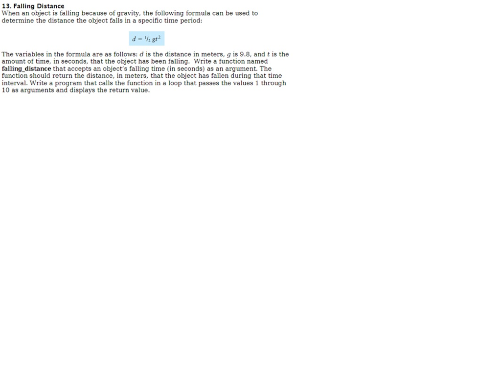Solved PYTHON Write the following program from . The answer | Chegg.com