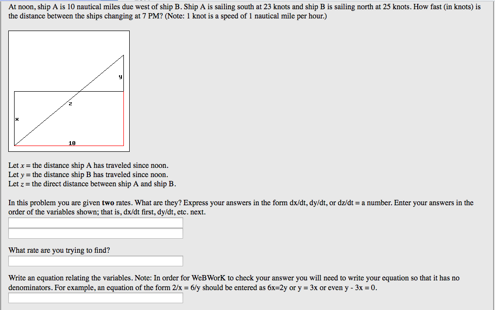 Solved At Noon, Ship A Is 10 Nautical Miles Due West Of Ship | Chegg.com