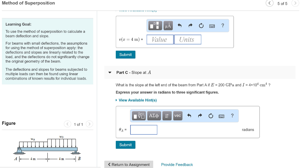 Solved What Is The Deflection At The Midpoint Of The Beam 