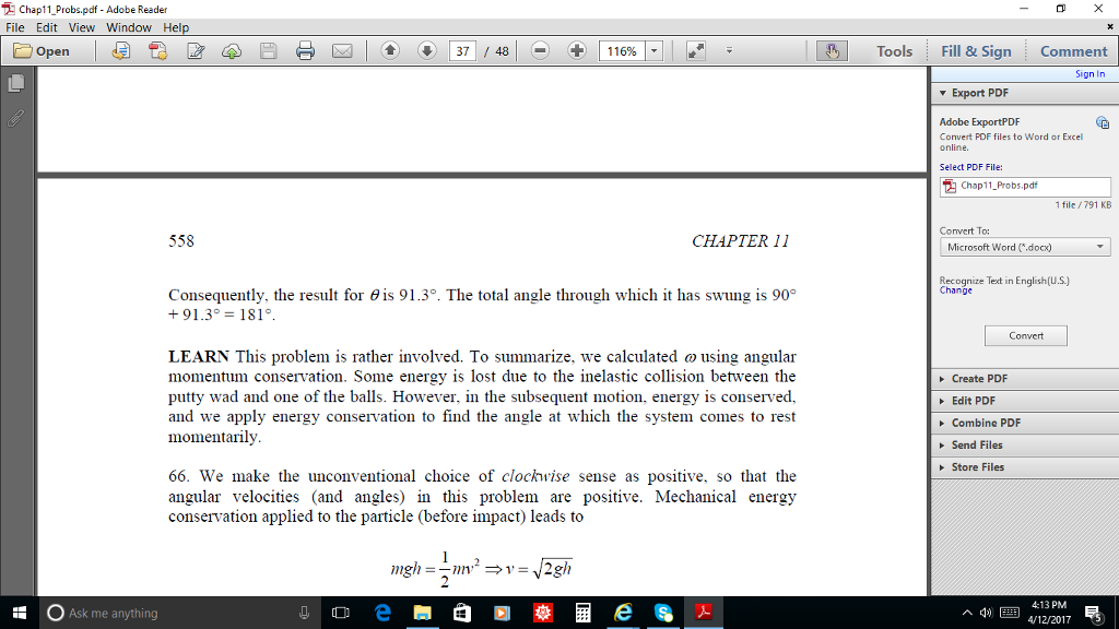 Solved My question is about problem #65 chapter 11 of | Chegg.com