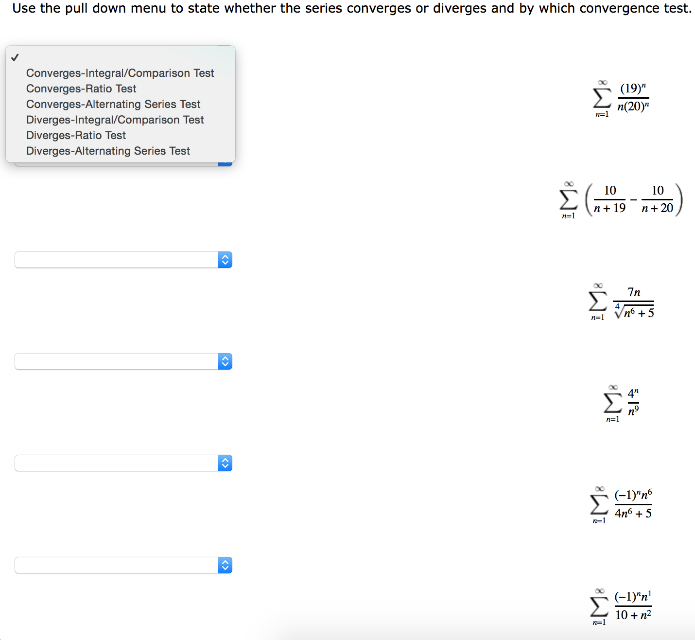 use-the-pull-down-menu-to-state-whether-the-series-chegg