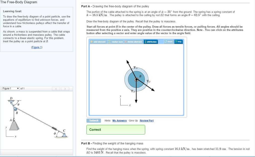 Solved The Free Diagram The Body Learning Goal: To draw the | Chegg.com