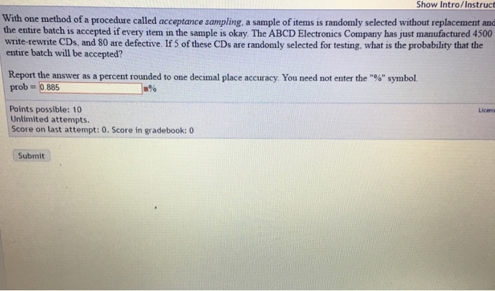 Solved With One Method Of A Procedure Called Acceptance Chegg