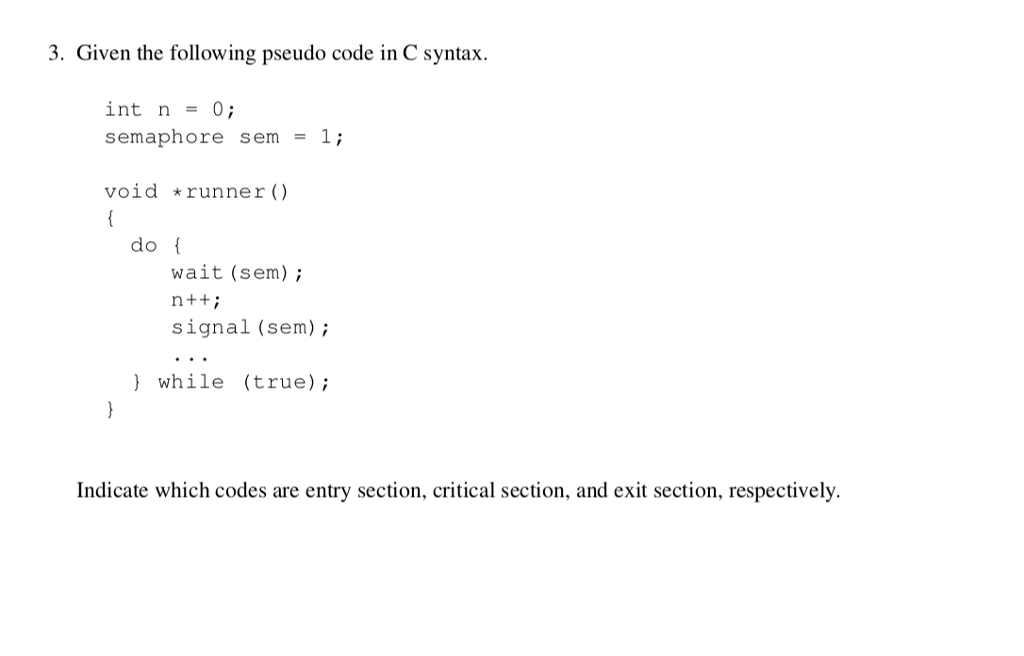 solved-3-given-the-following-pseudo-code-in-c-syntax-int-n-chegg