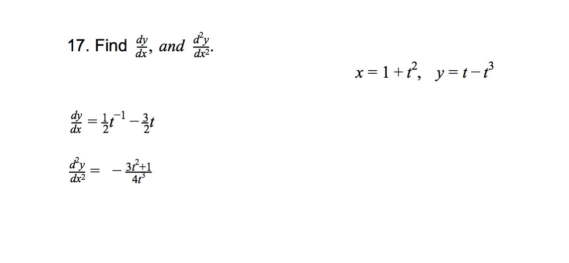 solved-find-dy-dx-and-d-2y-dx-2-x-1-t-2-y-t-t-3-chegg