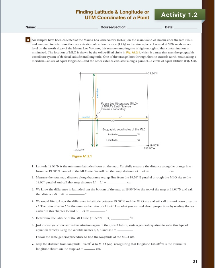 Solved Finding Latitude Longitude Or Utm Coordinates Of A Chegg Solved Finding Latitude Longitude Or Utm Coordinates Of A Chegg