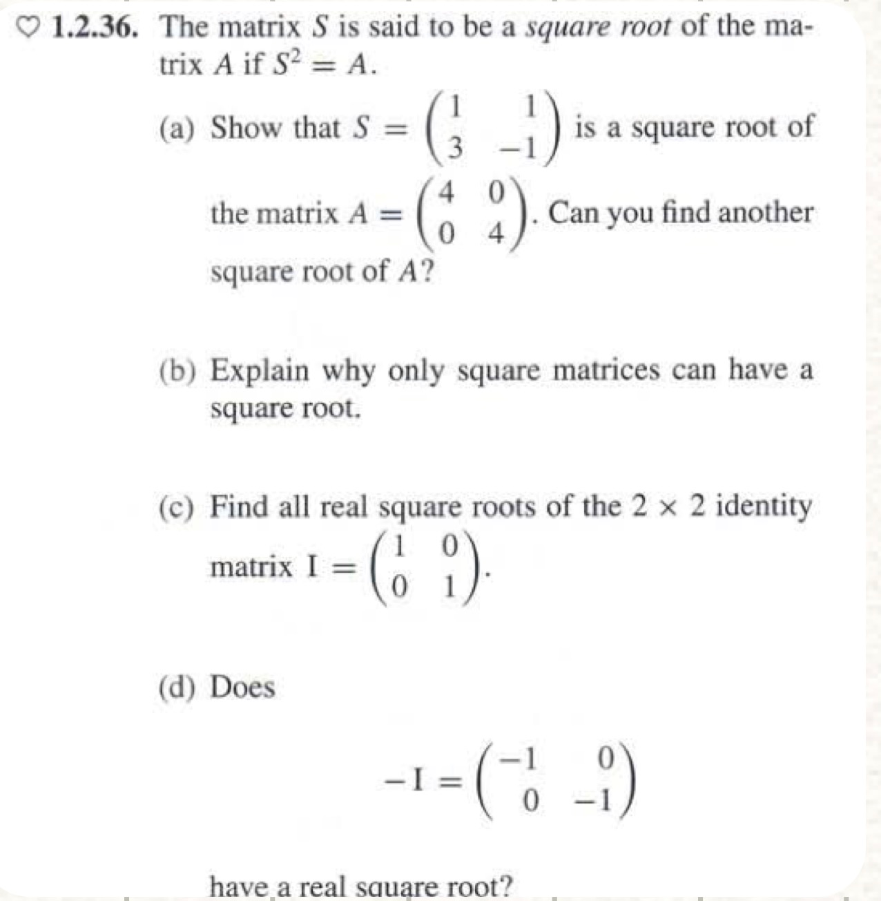 square root of matrix product