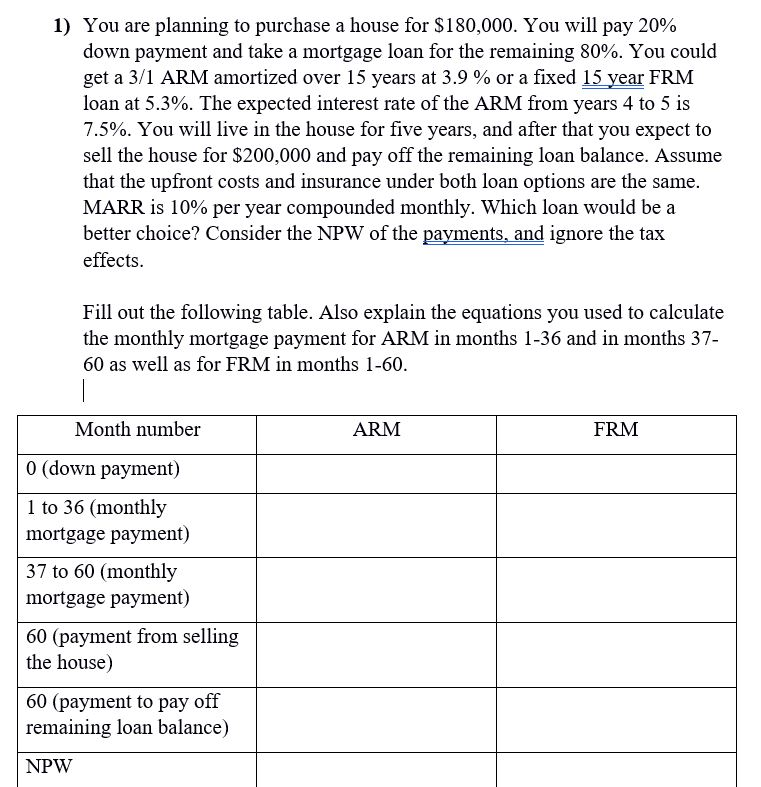 solved-1-you-are-planning-to-purchase-a-house-for-180-000-chegg