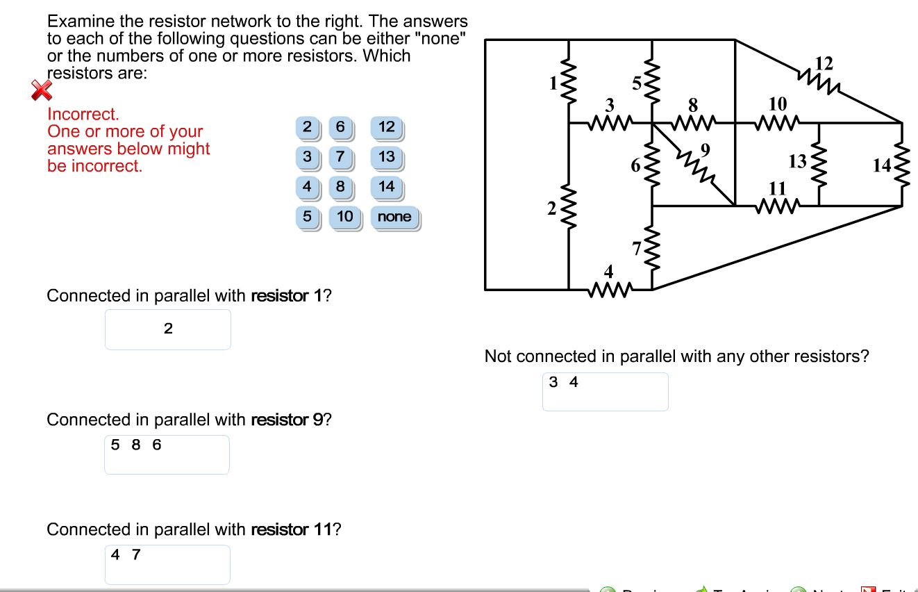 Solved Examine the resistor network to the right. The
