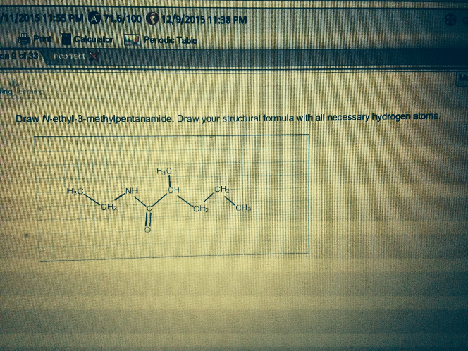 Solved Draw Nethyl3methylpentanamide. Draw your